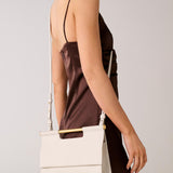 EVE CLUTCH BAR BAG - CHALK