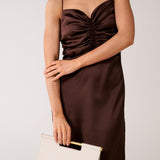 EVE CLUTCH BAR BAG - CHALK