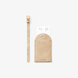 HALE LUGGAGE TAG - METALLIC GOLD