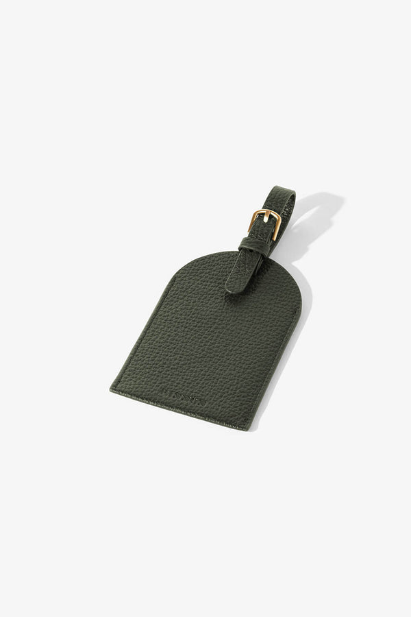 HALE LUGGAGE TAG WITH BUCKLE - OLIVE GREEN