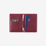 EARLE PASSPORT HOLDER - BORDEAUX
