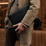 STARK LAPTOP SLEEVE - BLACK WITH BLACK HARDWARE