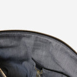 OXLEY OVERNIGHT BAG - BLACK WITH LIGHT BRUSHED GOLD HARDWARE