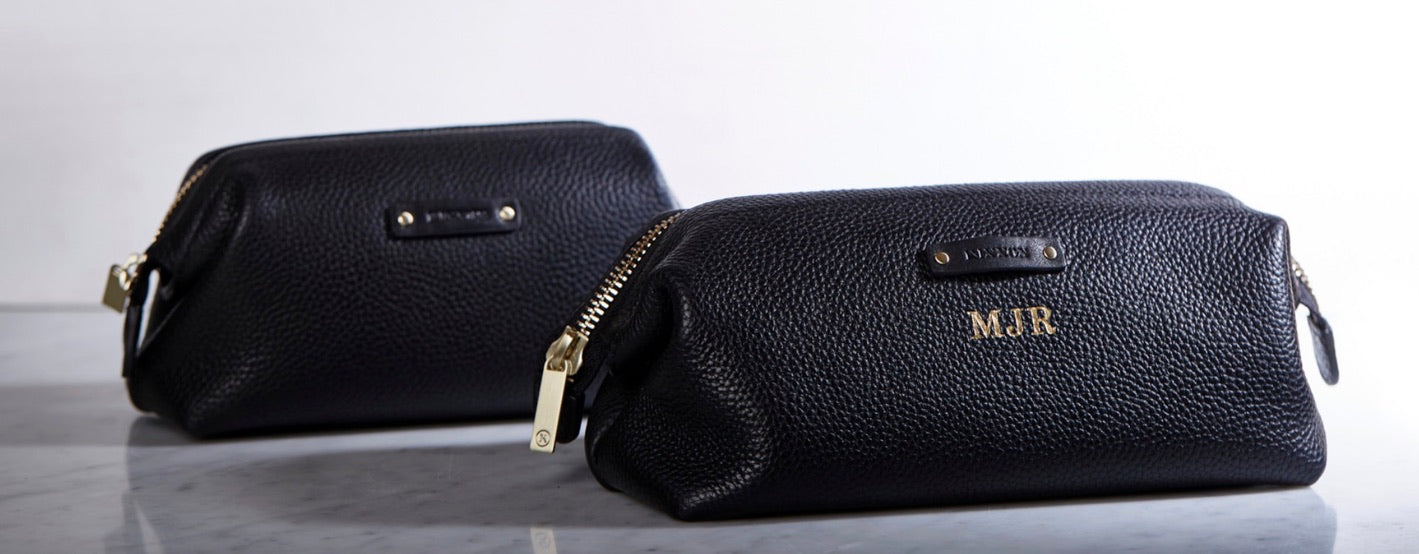 Kinnon Leather Beauty Bags – K I N N O N
