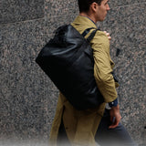 OXLEY OVERNIGHT BAG - BLACK WITH BLACK HARDWARE