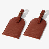 HALE DUO LUGGAGE TAG - CHESTNUT