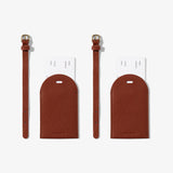 HALE DUO LUGGAGE TAG - CHESTNUT