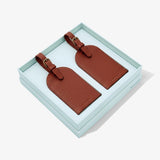 HALE DUO LUGGAGE TAG - CHESTNUT