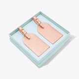 HALE DUO LUGGAGE TAG - ROSE GOLD