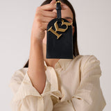 KINNON BY ROMY LUGGAGE TAG & PASSPORT HOLDER DUO - BLACK