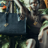 KINNON BY ROMY TOTE BAG - BLACK