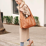 AMELIA TRAVEL + WEEKENDER BAG - BUTTERSCOTCH