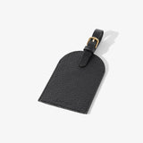 HALE LUGGAGE TAG - BLACK WITH GOLD HARDWARE