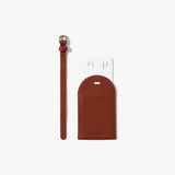 HALE LUGGAGE TAG - CHESTNUT