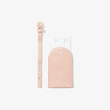 HALE LUGGAGE TAG WITH BUCKLE - ROSE GOLD