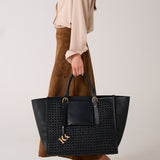 KINNON BY ROMY TOTE BAG - BLACK
