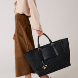 KINNON BY ROMY TOTE BAG - BLACK