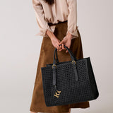 KINNON BY ROMY TOTE BAG - BLACK