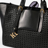 KINNON BY ROMY TOTE BAG - BLACK