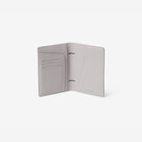 EARLE PASSPORT HOLDER - DOVE GREY