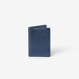 EARLE PASSPORT HOLDER -METALLIC NAVY