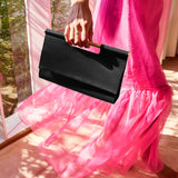EVE CLUTCH BAR BAG - BLACK