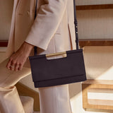 EVE CLUTCH BAR BAG - BLACK