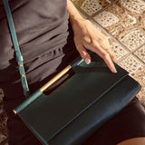 EVE CLUTCH BAR BAG - SERPENTINE