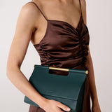 EVE CLUTCH BAR BAG - SERPENTINE