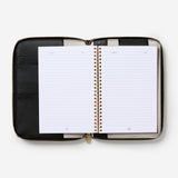 HARLEY A5 COMPENDIUM - BLACK WITH GOLD HARDWARE