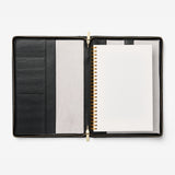 HUDSON COMPENDIUM - BLACK WITH GOLD HARDWARE