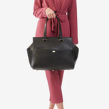 KINGSLEY CARRYALL + LAPTOP BAG - BLACK