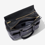 KINGSLEY CARRYALL + LAPTOP BAG - BLACK