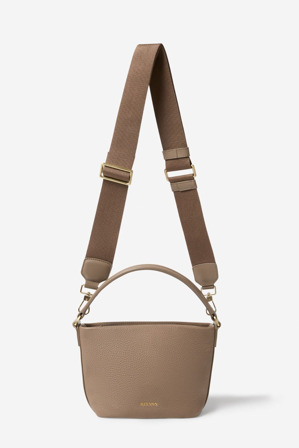 Kinnon Kinnon Mini Ginni Tote Bag in clay pebble leather – K I N N O N