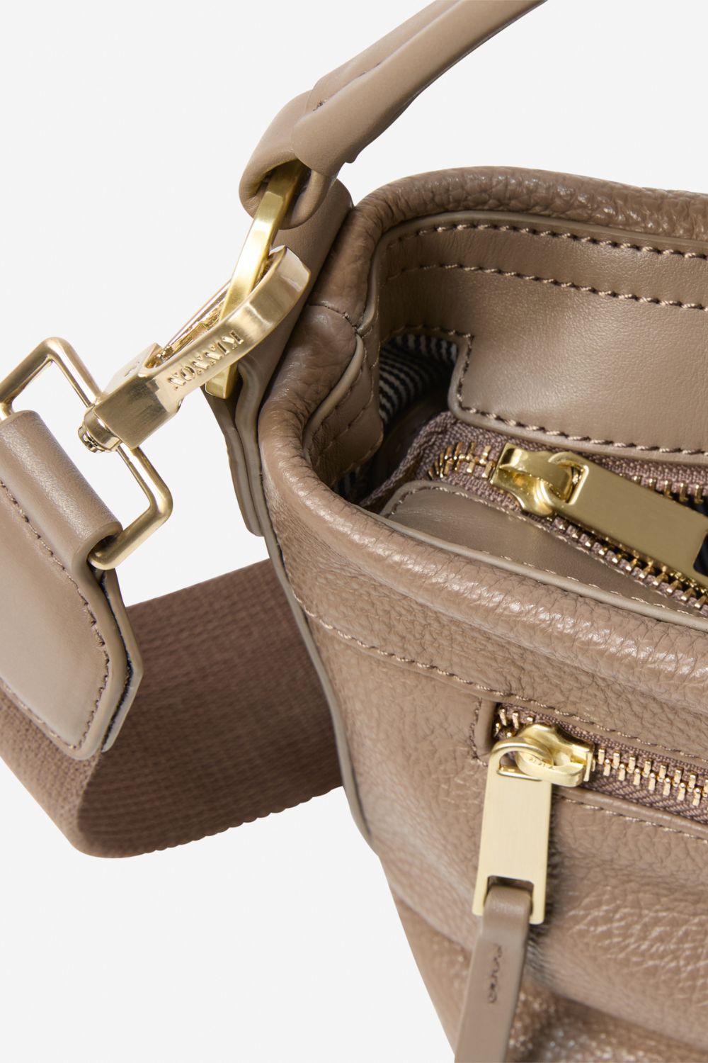 Kinnon Kinnon Mini Ginni Tote Bag in clay pebble leather – K I N N O N