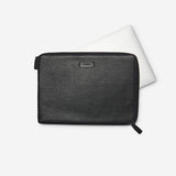 STARK LAPTOP SLEEVE - BLACK WITH BLACK HARDWARE