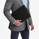 STARK LAPTOP SLEEVE - BLACK WITH BLACK HARDWARE