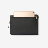 STARK LAPTOP SLEEVE - BLACK WITH LIGHT BRUSHED GOLD HARDWARE