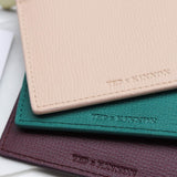 THP X KINNON ZIP CARD HOLDER - PLUM
