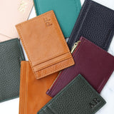THP X KINNON ZIP CARD HOLDER - PLUM