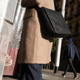 HARDY SATCHEL + LAPTOP BAG - BLACK