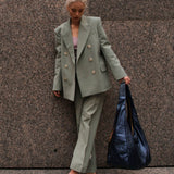 AMELIA TRAVEL + WEEKENDER BAG - NAVY METALLIC