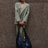AMELIA TRAVEL + WEEKENDER BAG - NAVY METALLIC