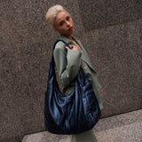 AMELIA TRAVEL + WEEKENDER BAG - NAVY METALLIC