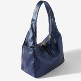 AMELIA TRAVEL + WEEKENDER BAG - NAVY METALLIC