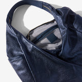 AMELIA TRAVEL + WEEKENDER BAG - NAVY METALLIC