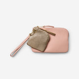 EADIE CLUTCH - BLUSH/GOLD