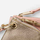 EADIE CLUTCH - BLUSH/GOLD