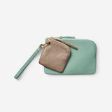 EADIE CLUTCH - MIST/GOLD