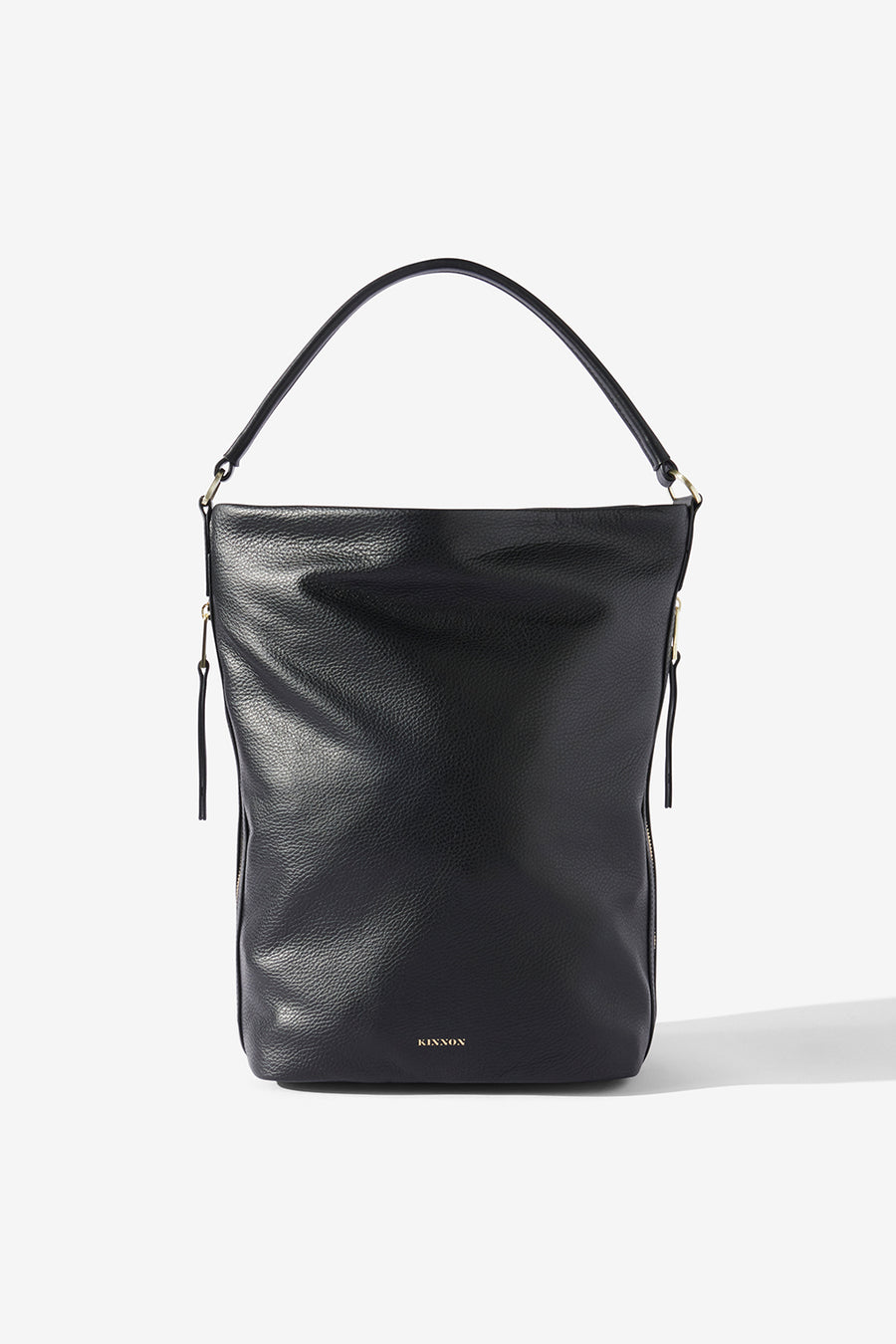 Kinnon Kinnon Ginni Tote Bag in black pebble leather – K I N N O N